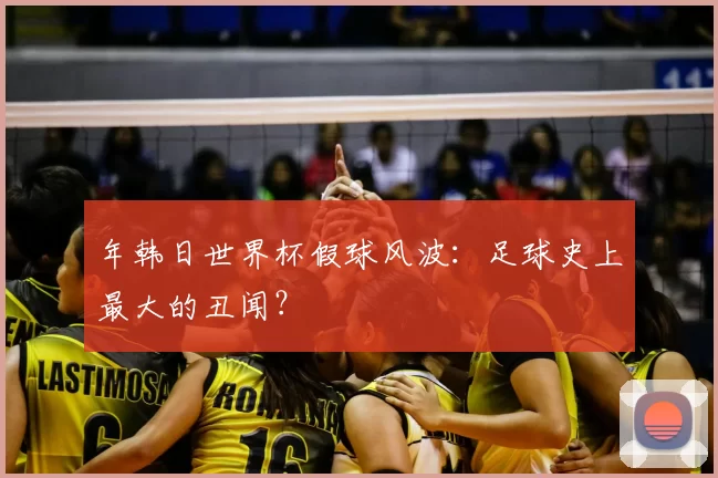 年韩日世界杯假球风波:足球史上最大的丑闻?