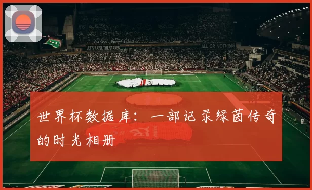 世界杯数据库:一部记录绿茵传奇的时光相册