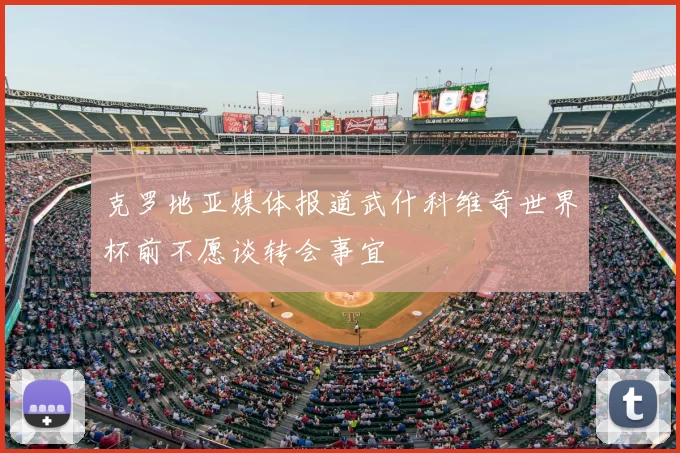 克罗地亚媒体报道武什科维奇世界杯前不愿谈转会事宜